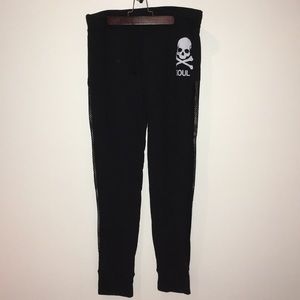 SoulCycle brand sweatpants workout black  pants